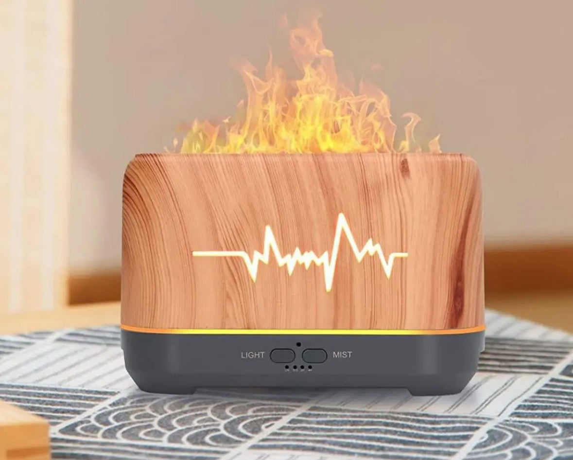 Umidificador Difusor Aromático
Ultrassônico Com Controle Remoto Simula
Chamas - B Max