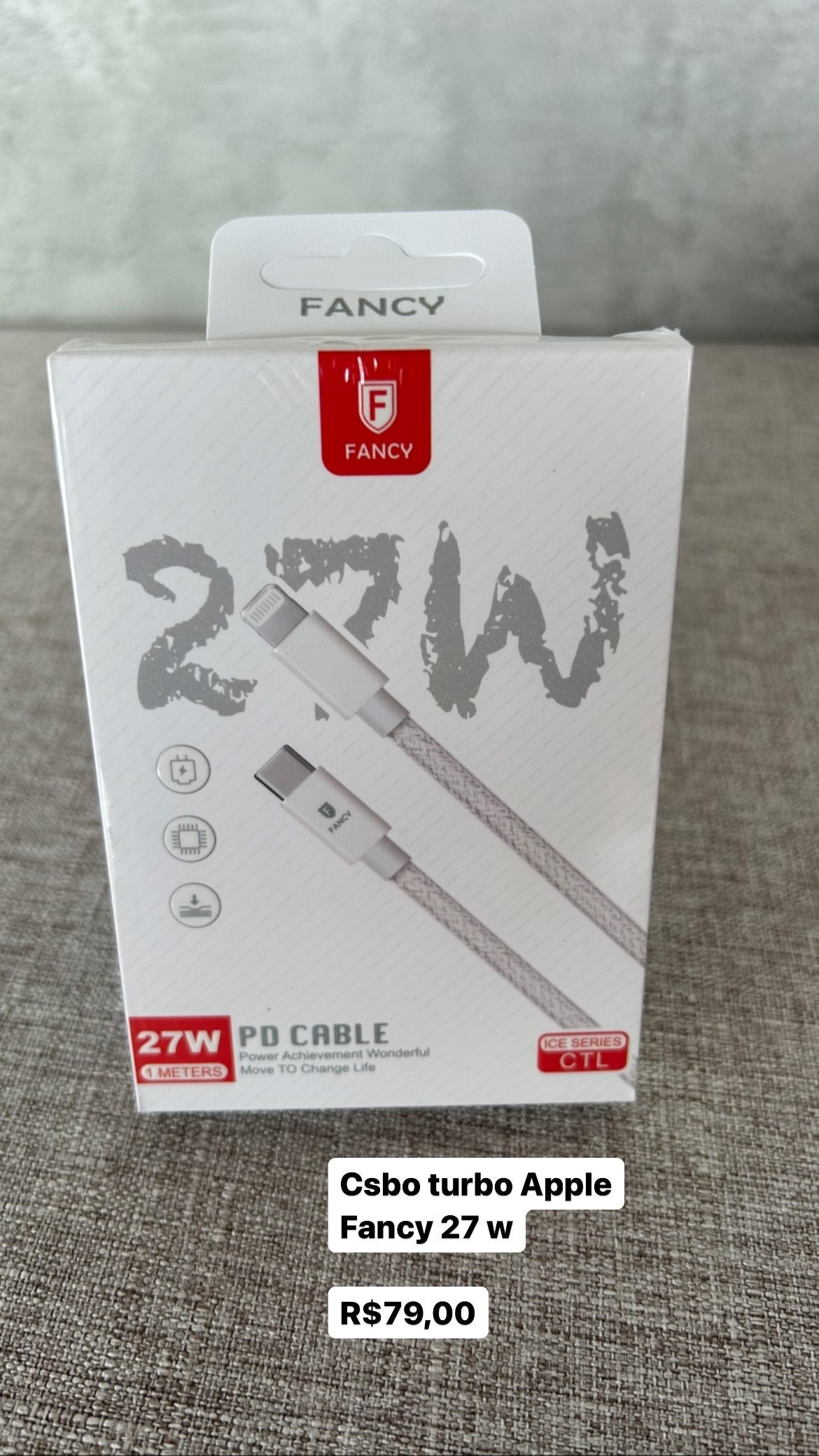 Cabo turbo Fancy para iphone