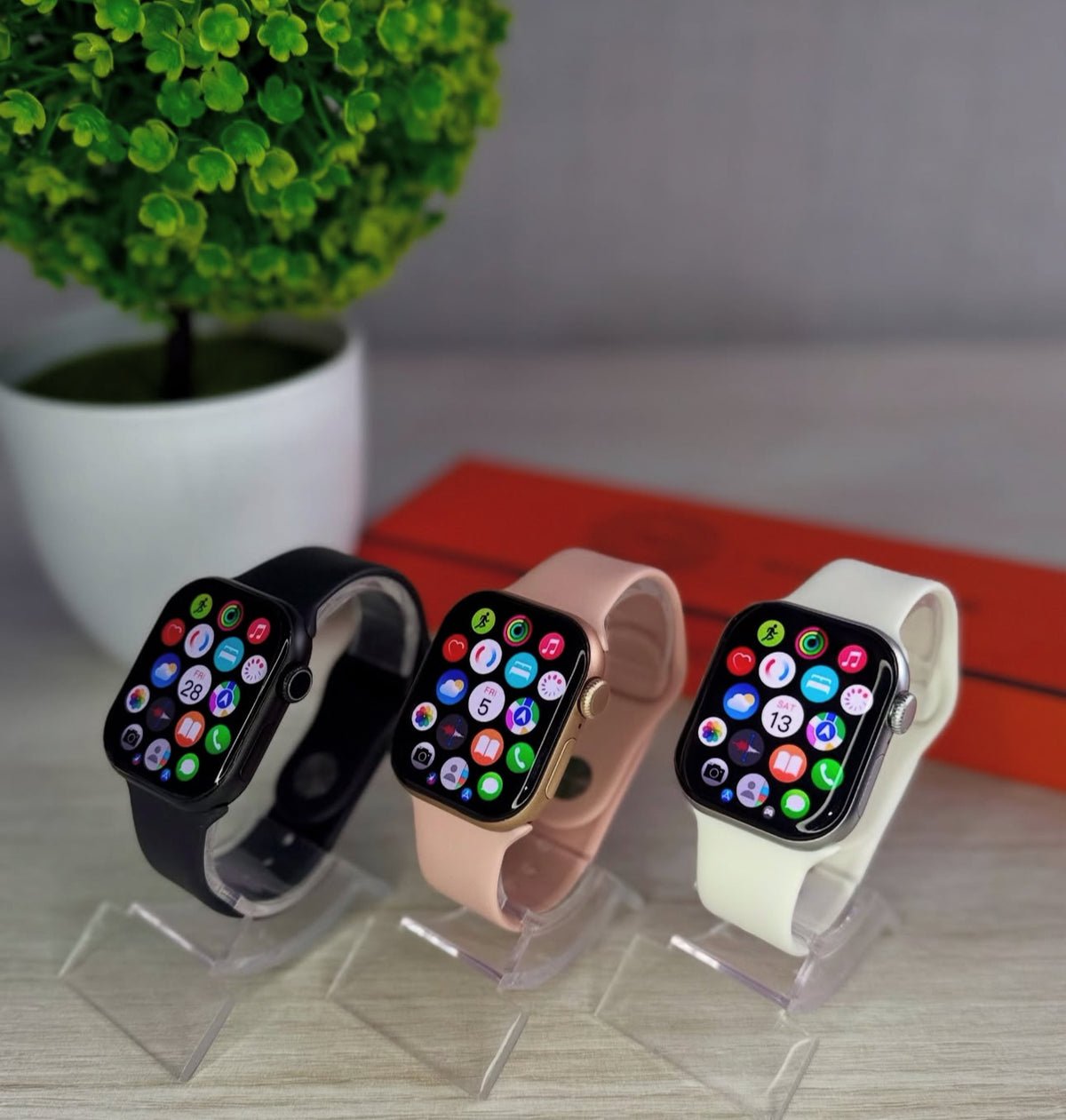 W10 mini S10 42 mm com 4 pulseiras capa e película