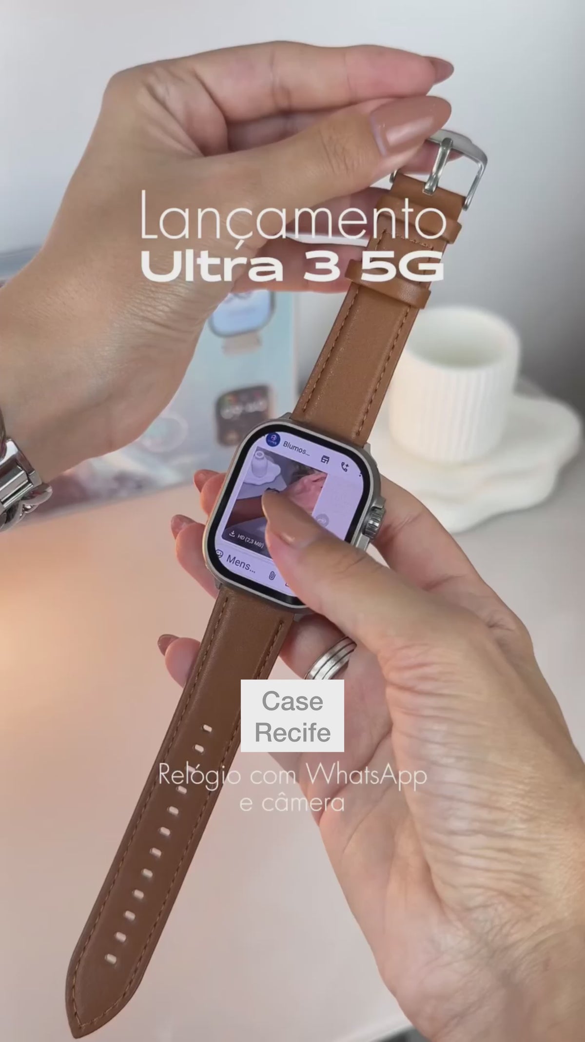 Ultra 5G com chip 4 pulseiras